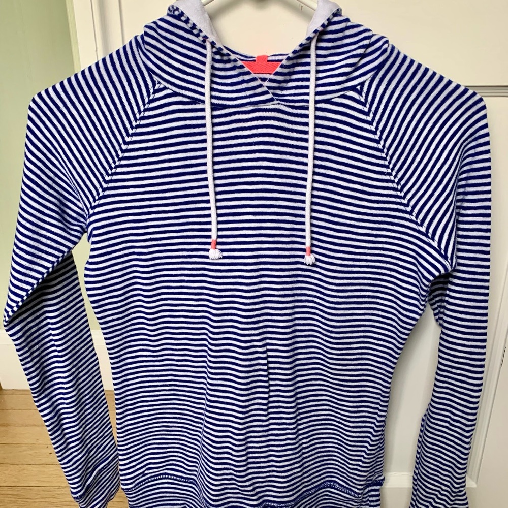 Joules Pullover Sweater / Shirt, with Hood, XS